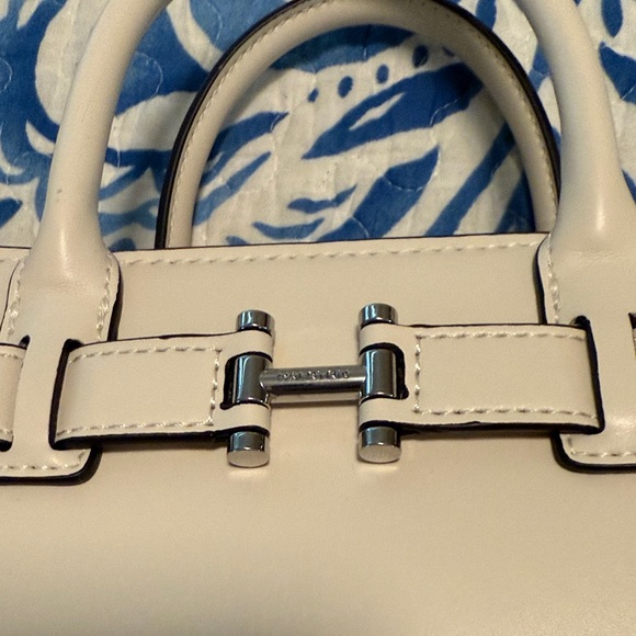 H by Halston Cream Satchel - Picture 1 of 9